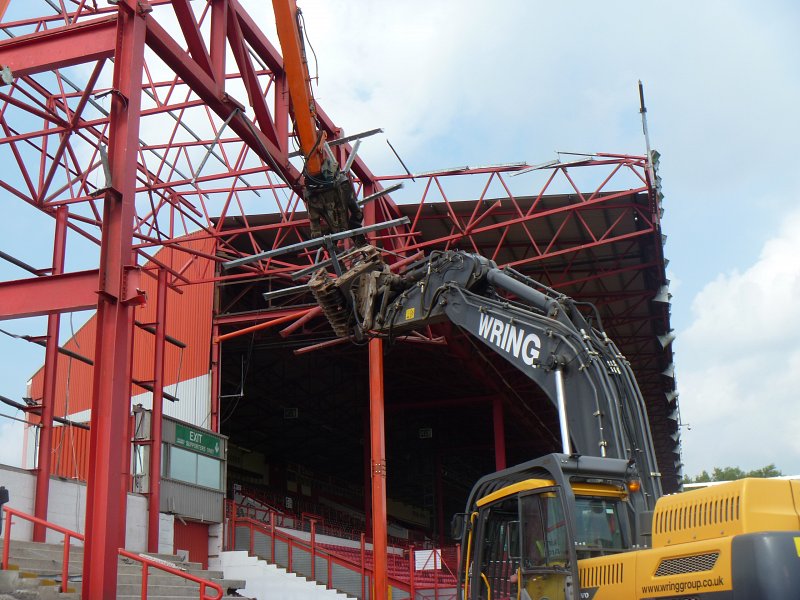 Ashton Gate Stadium steal frame deconstruction 3