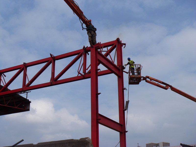 Ashton Gate Stadium steal frame deconstruction 4