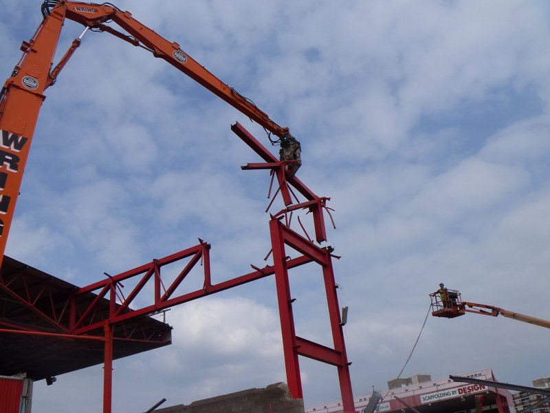 Ashton Gate Stadium steal frame deconstruction 5
