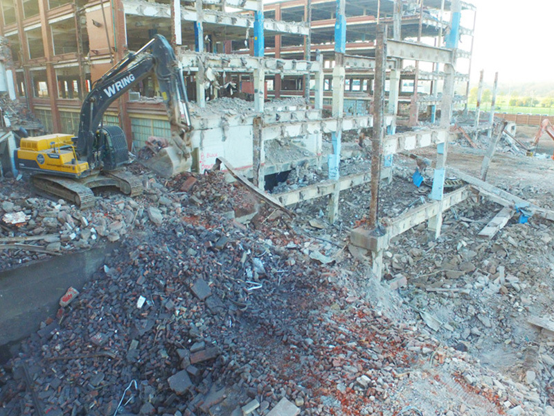 Cadbury demolition site