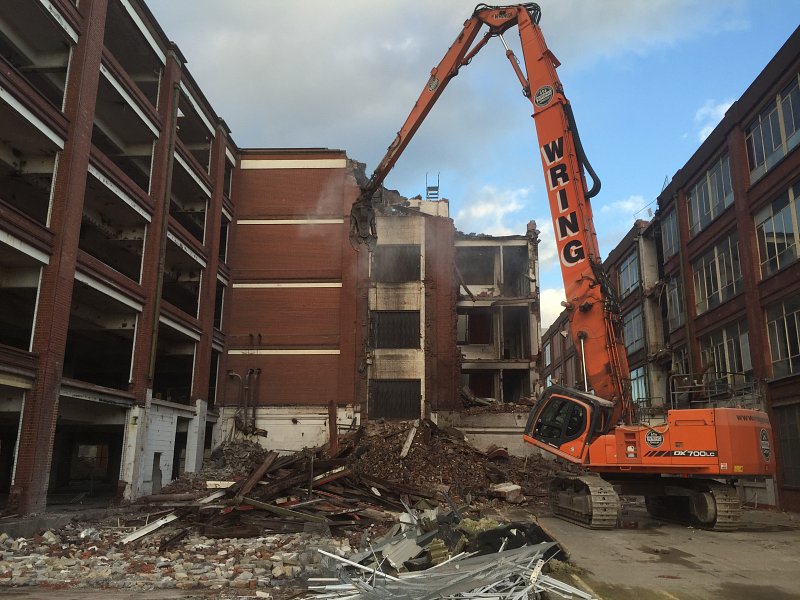 Cadbury's factory demolition photo 4