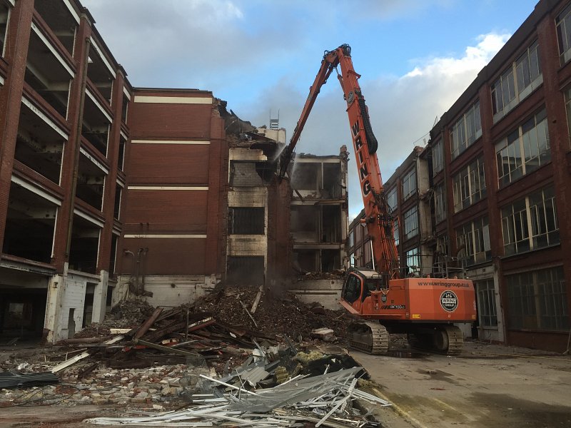 Cadbury's factory demolition photo 3