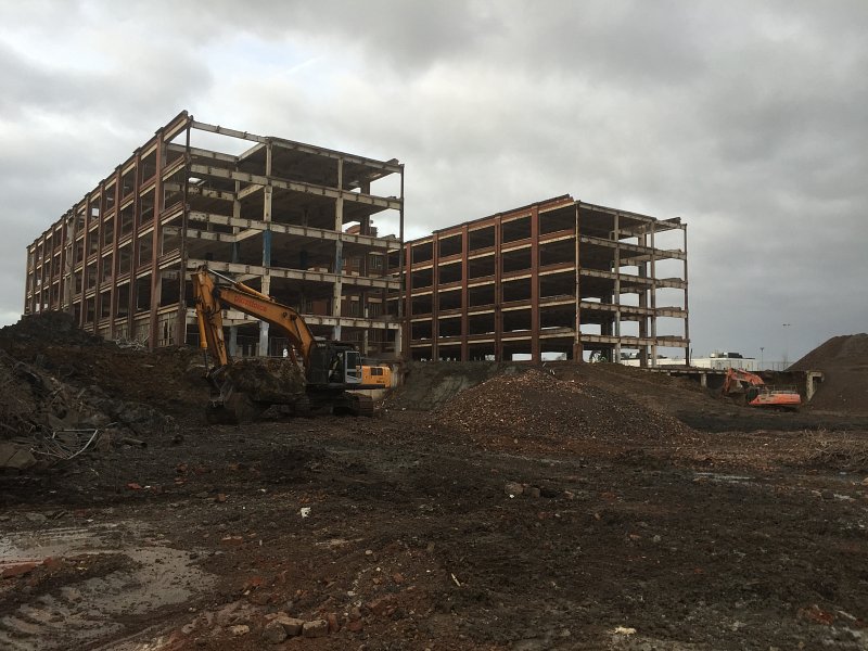 Cadbury's factory demolition photo 2